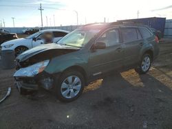 Salvage cars for sale at Greenwood, NE auction: 2012 Subaru Outback 2.5I Premium