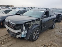 Salvage cars for sale at Grand Prairie, TX auction: 2019 Jeep Cherokee Limited