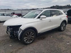 Salvage cars for sale at Fredericksburg, VA auction: 2017 Lincoln MKX Reserve
