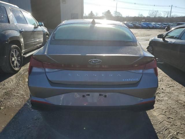 2023 Hyundai Elantra Blue