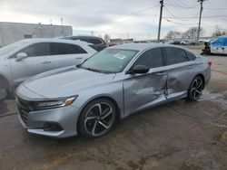 Salvage cars for sale from Copart Chicago Heights, IL: 2021 Honda Accord Sport