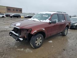 Salvage cars for sale at Kansas City, KS auction: 2010 Ford Explorer XLT