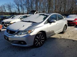 Salvage cars for sale from Copart Candia, NH: 2015 Honda Civic EXL