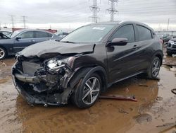Salvage cars for sale at Elgin, IL auction: 2021 Honda HR-V EX
