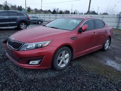 Salvage cars for sale at Portland, OR auction: 2015 KIA Optima LX