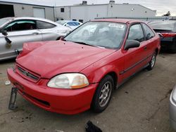 Honda Civic HX salvage cars for sale: 1998 Honda Civic HX