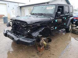 Salvage cars for sale at Pekin, IL auction: 2018 Jeep Wrangler Unlimited Sahara