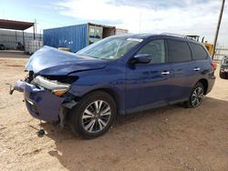 Salvage cars for sale from Copart Andrews, TX: 2017 Nissan Pathfinder S