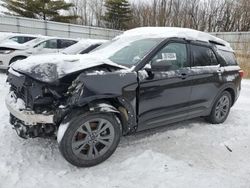 Salvage cars for sale from Copart Davison, MI: 2021 Ford Explorer XLT