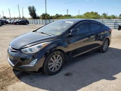 Salvage cars for sale at Miami, FL auction: 2015 Hyundai Elantra SE