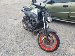 Yamaha salvage cars for sale: 2020 Yamaha MT07