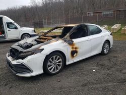 Salvage cars for sale from Copart Finksburg, MD: 2022 Toyota Camry LE