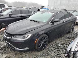 Salvage cars for sale from Copart Windsor, NJ: 2015 Chrysler 200 C