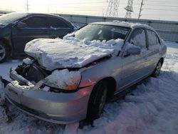 Salvage cars for sale at Dyer, IN auction: 2002 Honda Civic EX