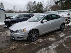 Salvage cars for sale from Copart Lyman, ME: 2017 Volvo S60 Premier
