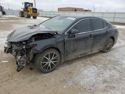 Salvage cars for sale at Bismarck, ND auction: 2022 Toyota Camry SE