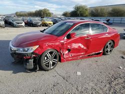 Honda Accord Sport salvage cars for sale: 2017 Honda Accord Sport