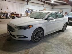 Salvage cars for sale at Chambersburg, PA auction: 2018 Ford Fusion TITANIUM/PLATINUM