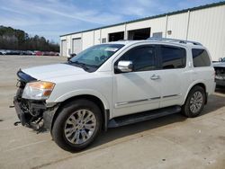 Salvage cars for sale from Copart Gaston, SC: 2015 Nissan Armada Platinum