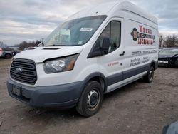 Salvage trucks for sale at Hillsborough, NJ auction: 2016 Ford Transit T-350