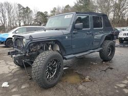 Salvage cars for sale at Austell, GA auction: 2016 Jeep Wrangler Unlimited Sport