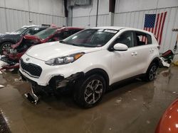 Salvage cars for sale at Franklin, WI auction: 2020 KIA Sportage LX