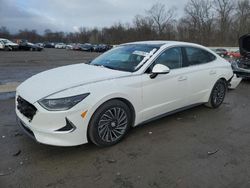 Salvage cars for sale from Copart Ellwood City, PA: 2022 Hyundai Sonata Hybrid