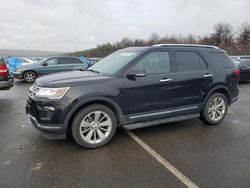 Salvage cars for sale at Brookhaven, NY auction: 2018 Ford Explorer Limited