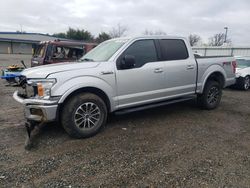 Salvage cars for sale at Sacramento, CA auction: 2018 Ford F150 Supercrew