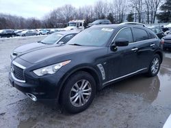 Salvage cars for sale from Copart Wilmer, TX: 2017 Infiniti QX70