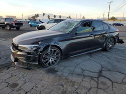 Salvage cars for sale at Colton, CA auction: 2017 BMW 540 I