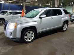 Salvage cars for sale from Copart Woodhaven, MI: 2010 GMC Terrain SLT