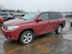Salvage cars for sale from Copart Columbia Station, OH: 2008 Toyota Highlander Sport