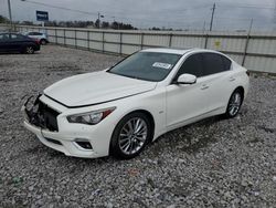 Salvage cars for sale from Copart Hueytown, AL: 2018 Infiniti Q50 Luxe