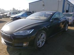 Salvage cars for sale at Vallejo, CA auction: 2013 Tesla Model S