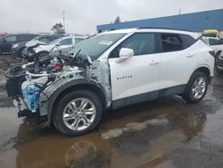 Salvage cars for sale from Copart Woodhaven, MI: 2022 Chevrolet Blazer 2LT