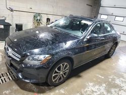 Salvage cars for sale at Ham Lake, MN auction: 2016 Mercedes-Benz C 300 4matic