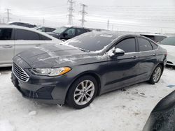 Ford Fusion SE salvage cars for sale: 2020 Ford Fusion SE