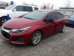 Chevrolet Cruze LT salvage cars for sale: 2019 Chevrolet Cruze LT