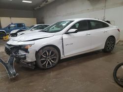 Salvage cars for sale from Copart Davison, MI: 2022 Chevrolet Malibu RS