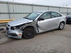 Chevrolet Cruze LS salvage cars for sale: 2015 Chevrolet Cruze LS