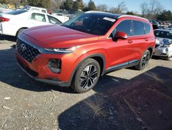 Salvage cars for sale at Madisonville, TN auction: 2020 Hyundai Santa FE Limited