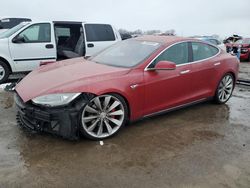 Salvage cars for sale from Copart Kansas City, KS: 2014 Tesla Model S