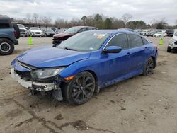 Salvage cars for sale at Florence, MS auction: 2019 Honda Civic Sport