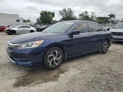 Honda salvage cars for sale: 2016 Honda Accord LX