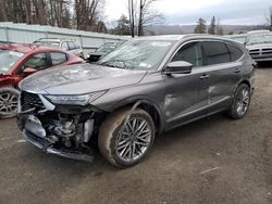 Salvage cars for sale at Center Rutland, VT auction: 2022 Acura MDX Advance