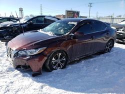 Nissan salvage cars for sale: 2022 Nissan Sentra SV