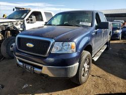 Salvage trucks for sale at Brighton, CO auction: 2006 Ford F150 Supercrew