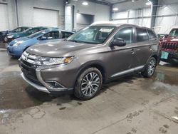 Mitsubishi salvage cars for sale: 2017 Mitsubishi Outlander ES