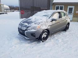 Salvage cars for sale from Copart Montreal Est, QC: 2022 Mitsubishi Mirage ES